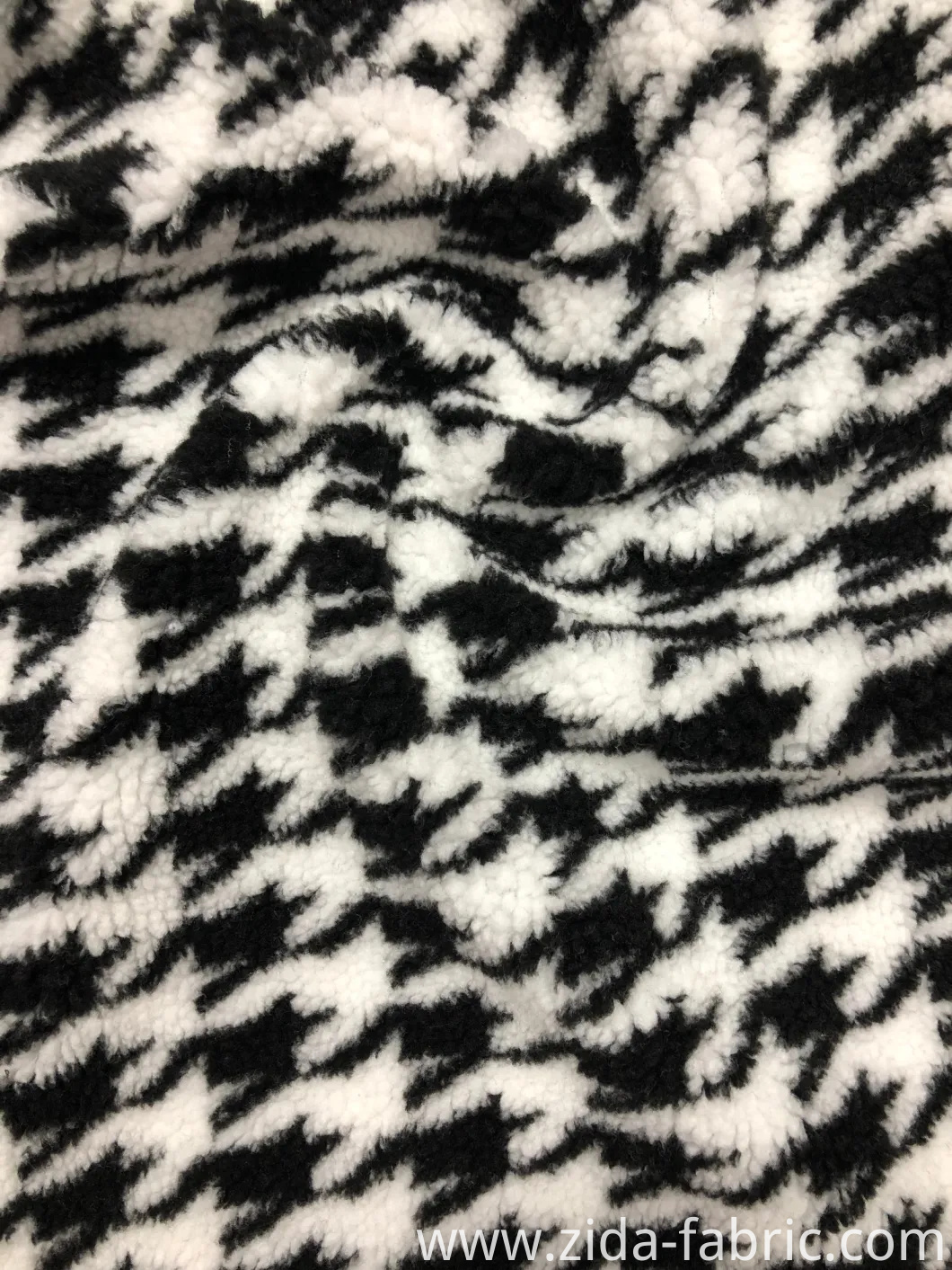 100%Polyester Lambswool Jacquard Knitted Fabric (Berber Fleece)